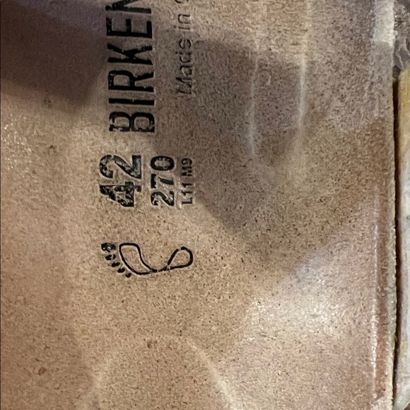 Birkenstock Women's White Gizeh Leather Sandals EU size 42 - Picture 5 of 11